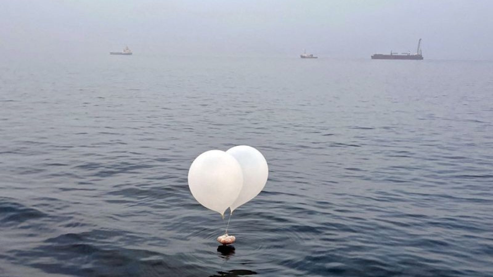 Un análisis surcoreano halla parásitos en los globos de basura de Corea del Norte