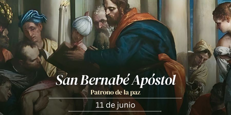 Hoy celebramos al Apóstol San Bernabé, cuyo nombre significa “el que anima y entusiasma”