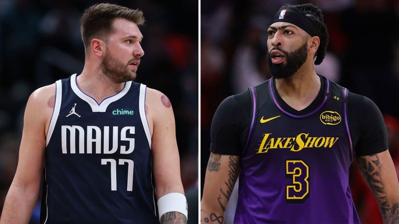 Los Lakers de Los Ángeles adquieren a Luka Doncic de Dallas Mavericks por Anthony Davis en un intercambio sorprendente